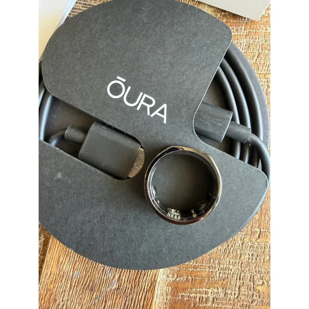 Oura Ring Generation 3 Activity Tracker Heritage Style Black Size 10 - Picture 9 of 11